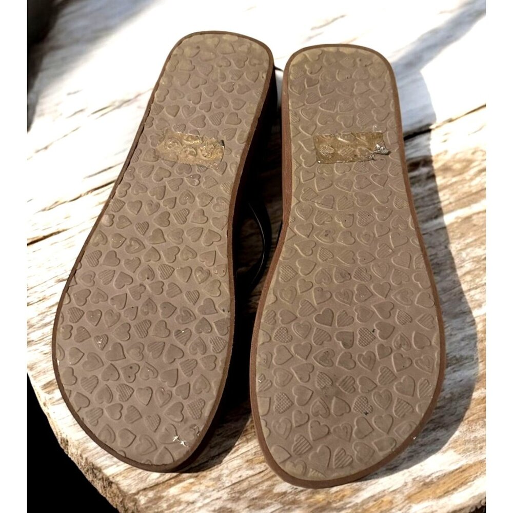 Brighton Women's Leopard Print Flip-Flops - Picture 5 of 6